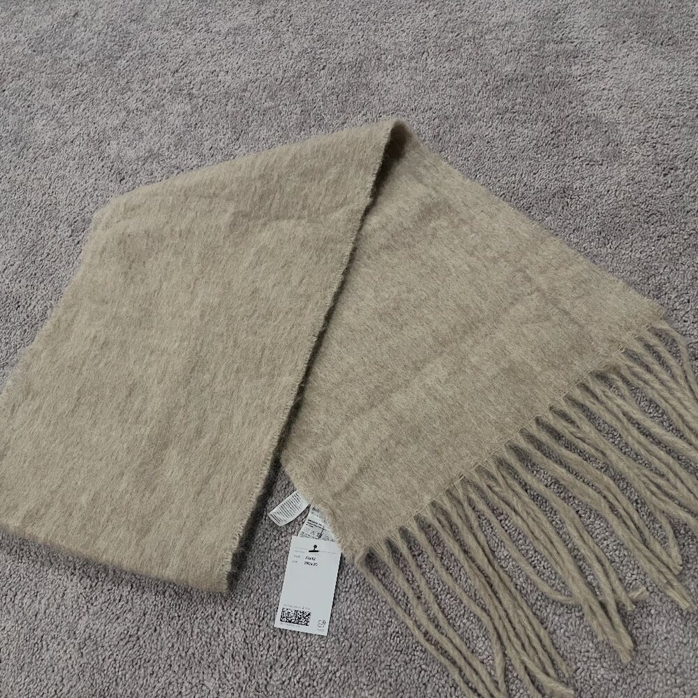 Wool Scarf Beige H&M